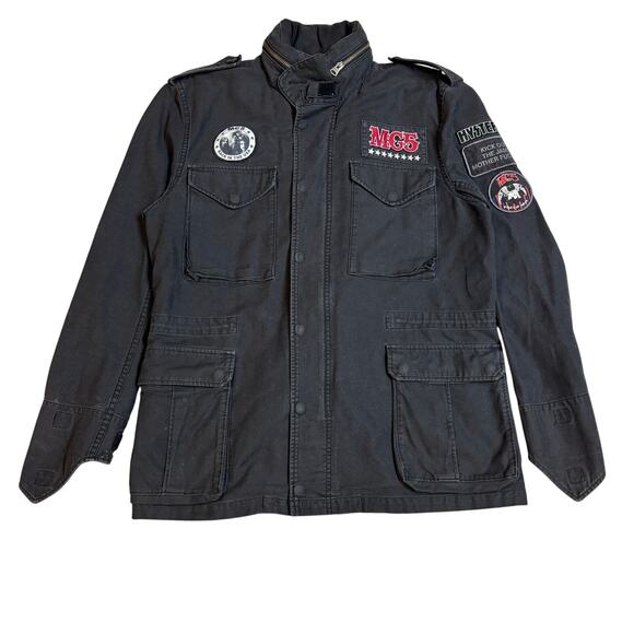 Hysteric Glamour MC5 Band Patched Field Military Jacket Men's Medium - Picture 1 of 12